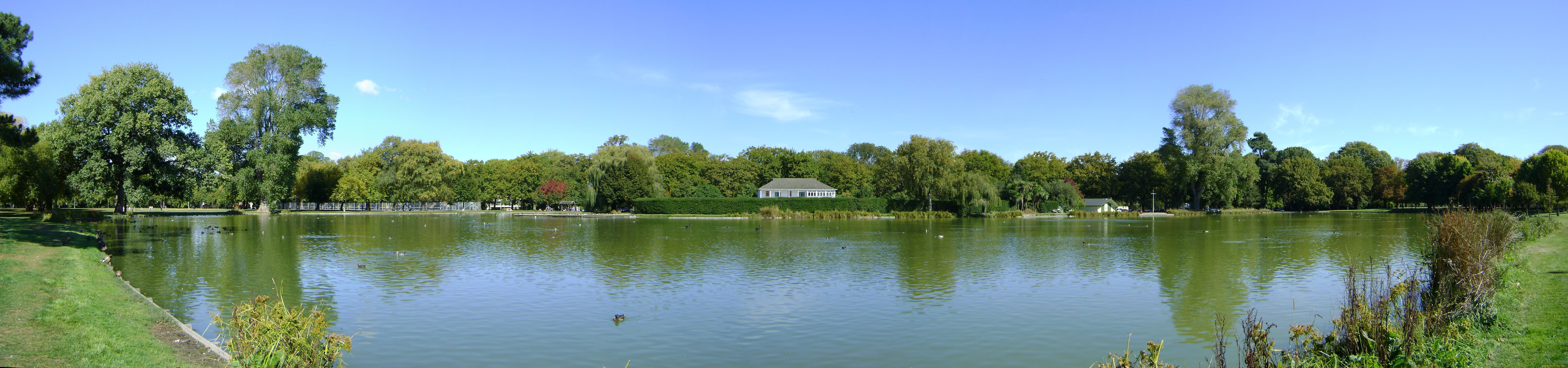 victoria, lake, in, hagley, park, new, zealand, , , , , , , 